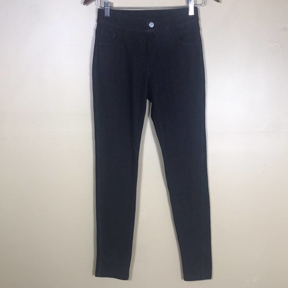 Yelete Jeggings Womens Small* Black Skinny Mid Rise Athleisure Stretch - Picture 4 of 10